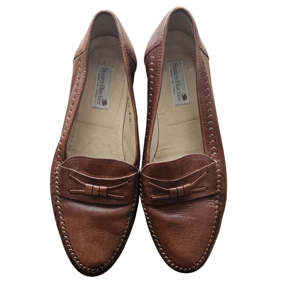 Stanley Blacker‎ Made In Italy Men’s 11 M Leather Loafer Dress Shoes